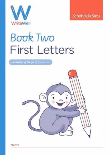 Schofield & Sims WriteWell 2: First Letters Handwriting Practice Book for Children, Ages 4-5, Multicolour