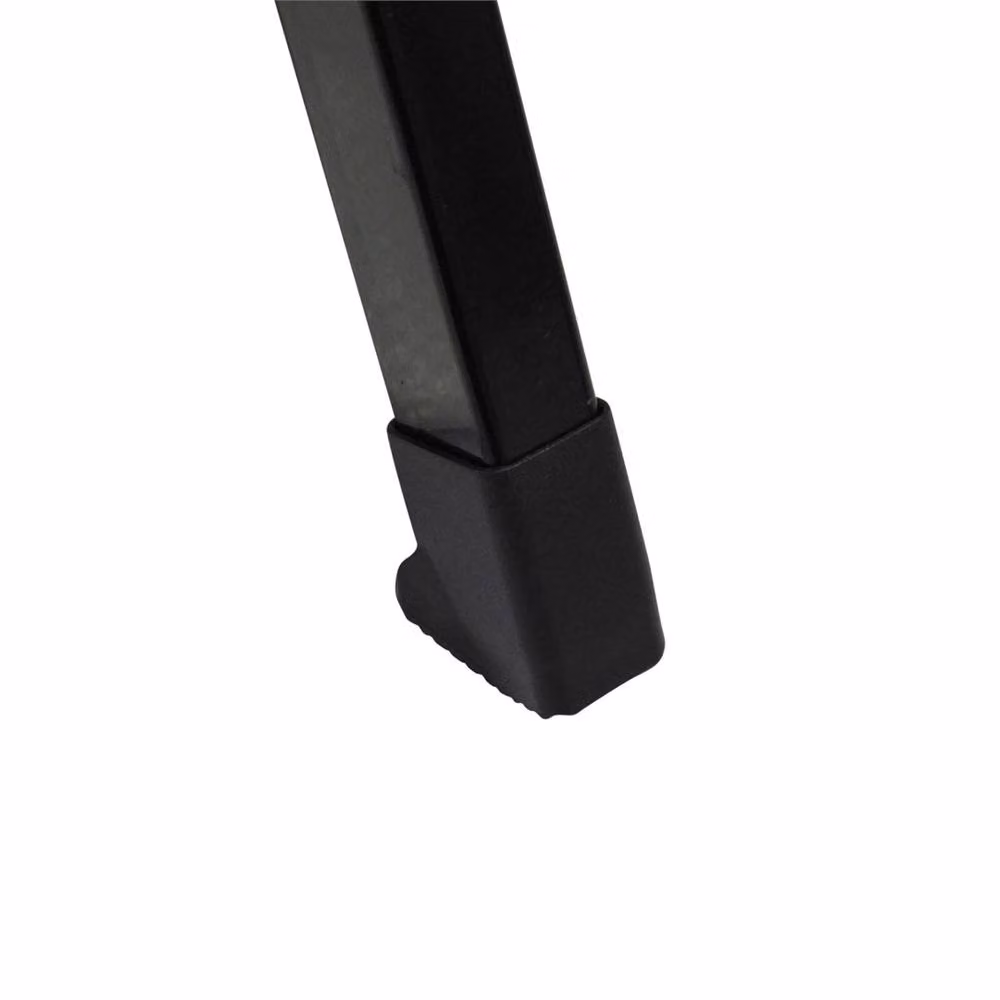 Nordara Black Single Folding Step Stool with Handle and Non-Slip Rubber Feet – 3