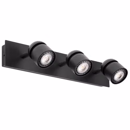 Netlighting Coco Triple Spotlight Wall Lamp Black 3x GU10 – 1