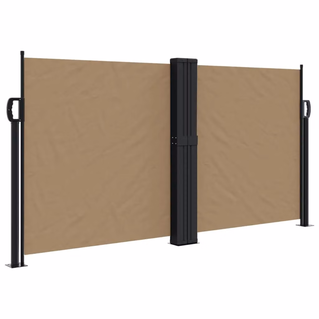 Berkfield Home Retractable Side Awning in Beige, W/H: 120 x 1000 cm – 2