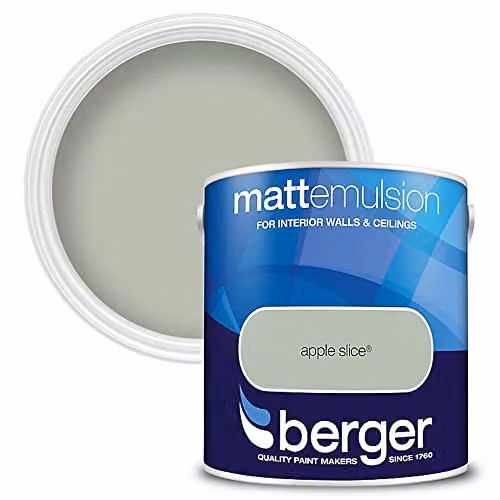 Berger Matt Emulsion Apple Slice Green 2.5 l