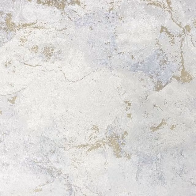 World of Wallpaper Luxe Collection Abstract Marble Effect Vinyl Textured Wallpaper in White