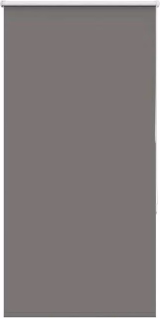 Berkfield Home Grey Blackout Roller Blind, Thermal Insulating Polyester, W: 80 cm x H: 150 cm – 1