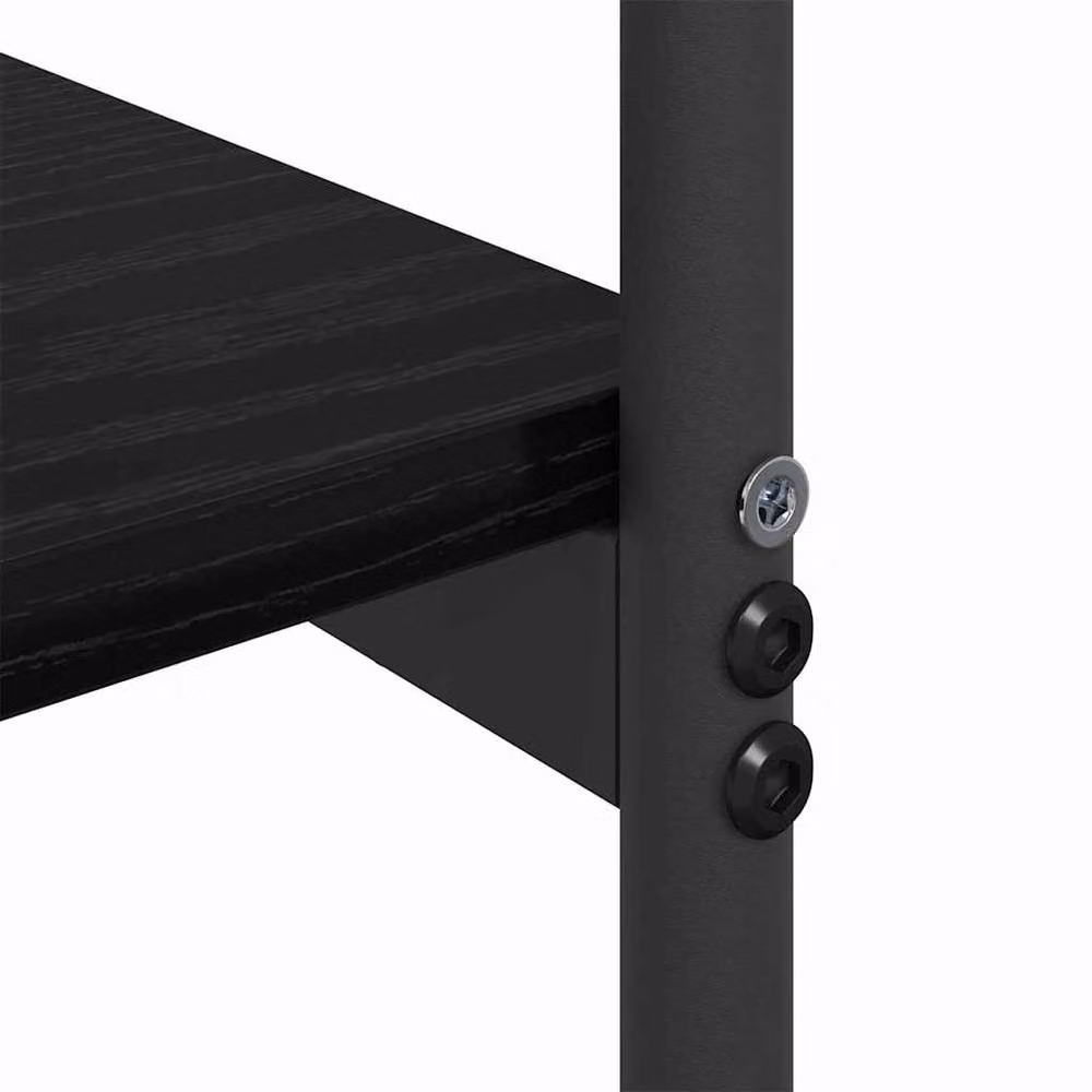 Berkfield Home Black Oak Console Table, W/D/H: 101 x 35 x 80.5 cm – 4