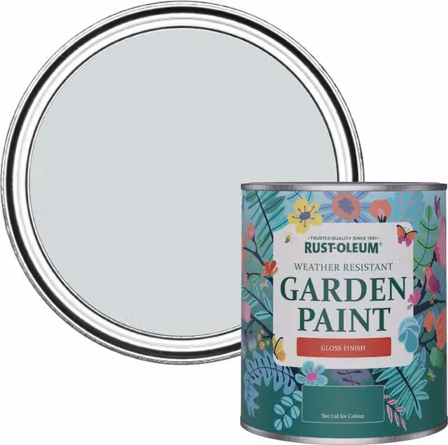 Rust-Oleum Garden Paint in Gloss Finish, Grey, 0.75 l