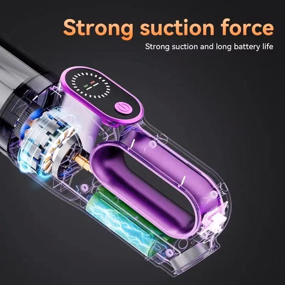 SPETLEK Cordless Handheld Rechargeable Vacuum Cleaner in Black – 3