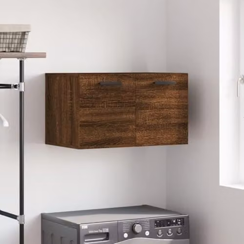 vidaXL Wall Cabinet in Brown Oak, W/D/H: 60 x 35 x 35 cm – 2