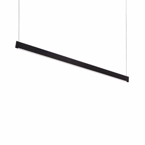 Netlighting Steel Accent LED Bar Pendant Ceiling Light Black 3000K