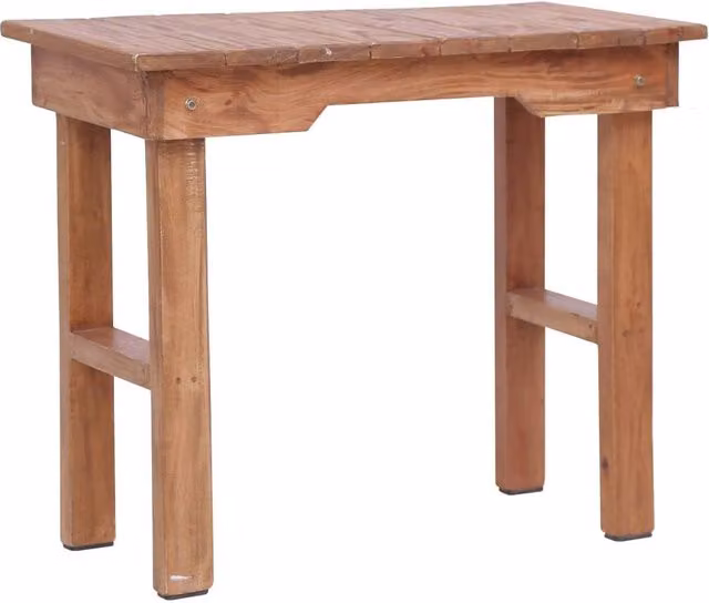 Berkfield Home End Table in Brown Solid Mahogany Wood, W: 70 cm, D: 35 cm, H: 60 cm – 1