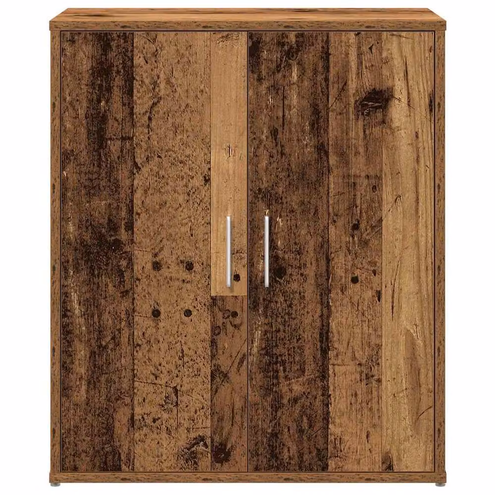 Berkfield Home Rustic Old Wood Sideboard in Brown, W/D/H: 60 x 31 x 70 cm – 4