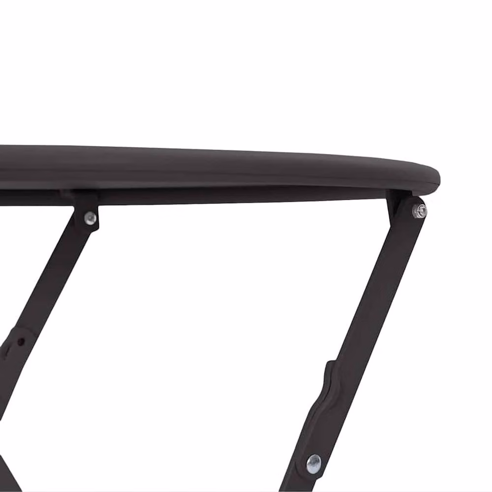 Berkfield Home Modern Folding Bistro Table in Anthracite, W/D/H: 50 x 50 x 71 cm – 3