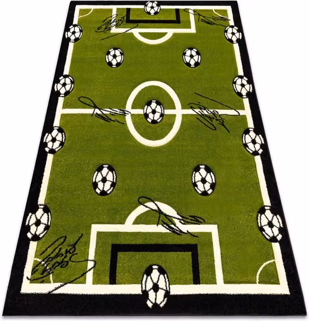 RugsX Boisko Rug in Green, W: 160 cm, L: 220 cm