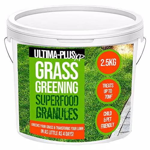 Ultima-Plus XP Grass Greening Superfood Granules Lawn Fertiliser, 2.5 kg – 1