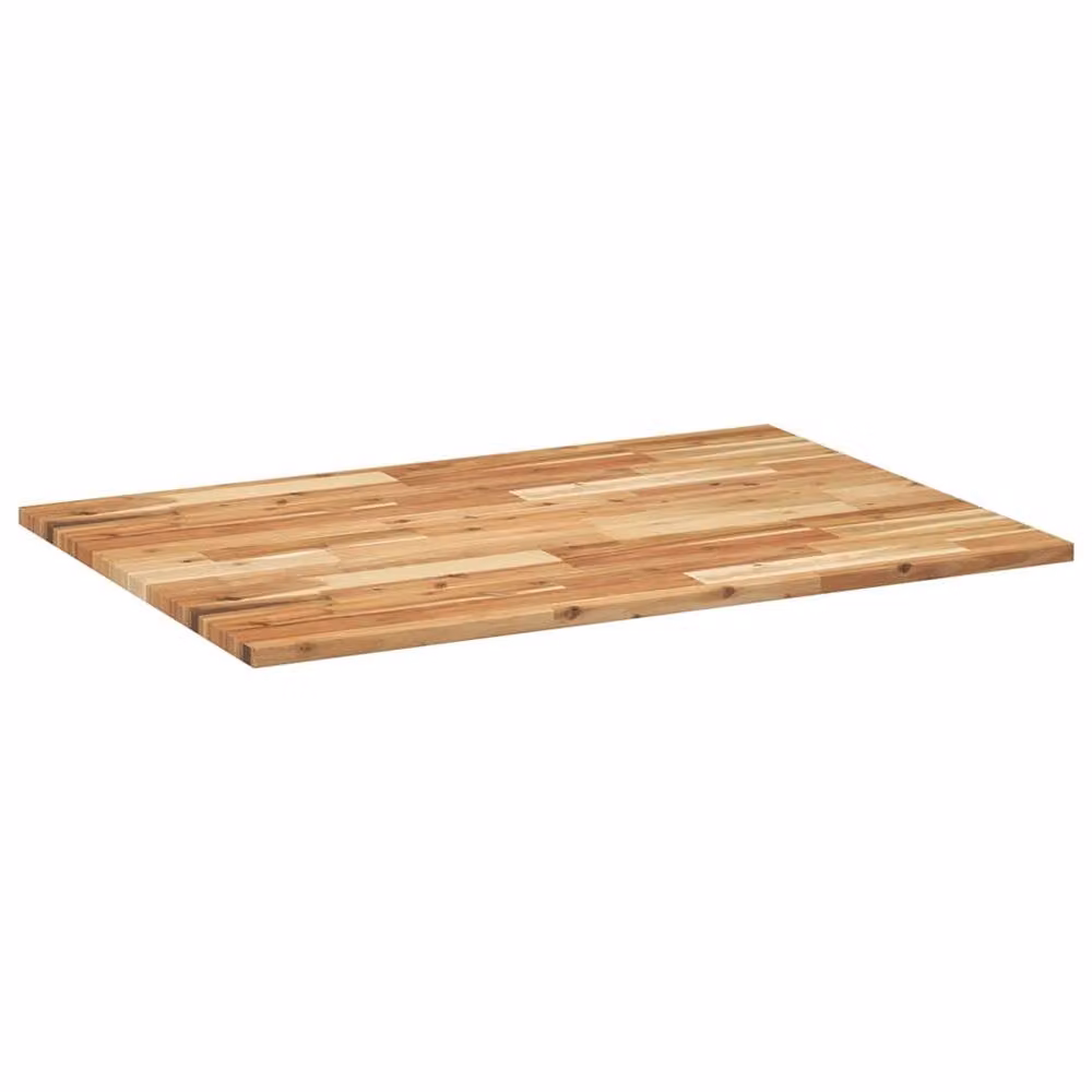 Berkfield Home Versatile Solid Wood Acacia Desk Top, Oil Finished, Brown, W: 80 cm, D: 70 cm, H: 2 cm – 4
