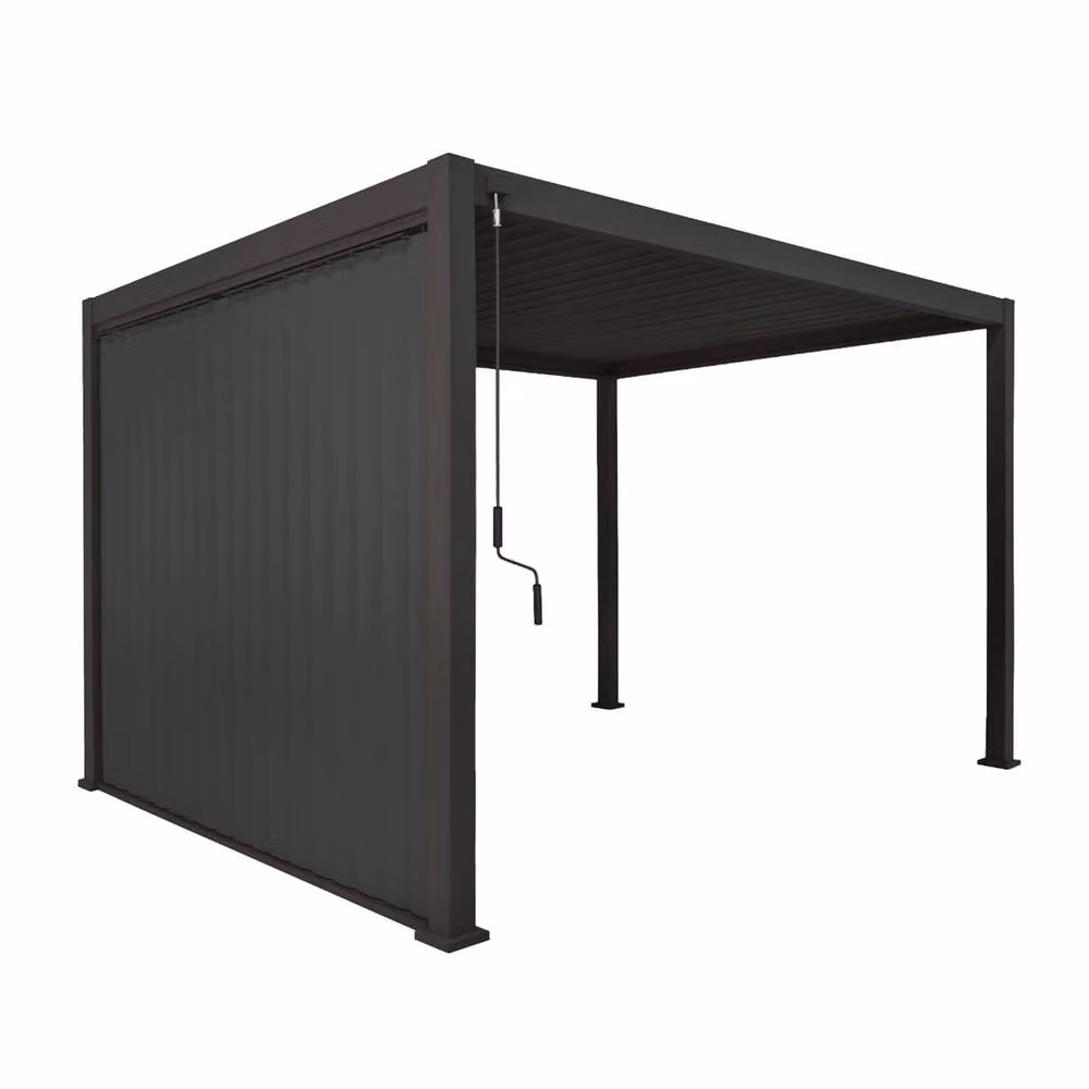 Sweekeek Vertical Adjustable Louver Panel 3m in Dark Grey for Triomphe Pergola 3x3m V2 and 4x3m – 3