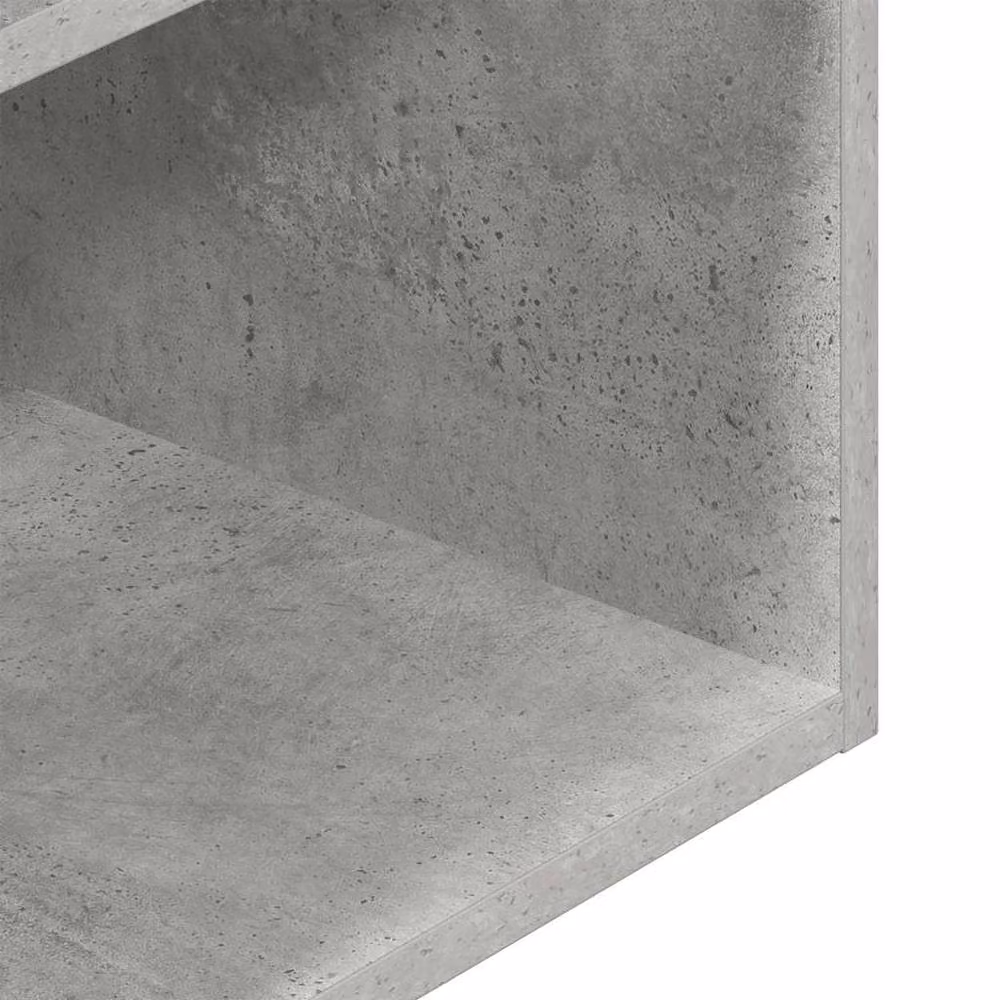 Berkfield Home Bedside Cabinets with Drawer, 2 Pack, Concrete Grey, W: 35 cm, D: 34 cm, H: 66.5 cm – 4