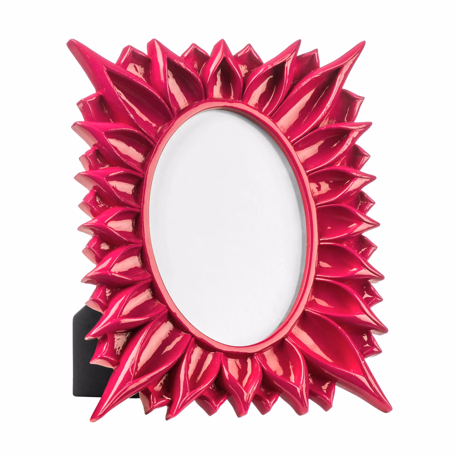 Orsina Unique Raspberry Pink Polyresin Photo Frame, 5 x 7 inch, W/H: 13.0 x 17.8 cm – 1
