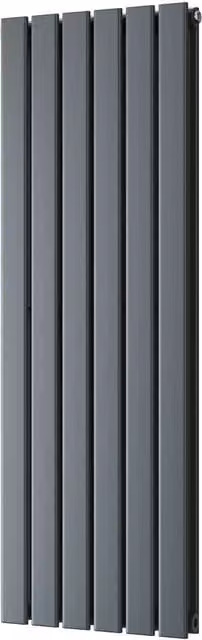 Typhoon Anthracite Designer Double Panel Steel Radiator, Height: 120 cm, Width: 40.8 cm