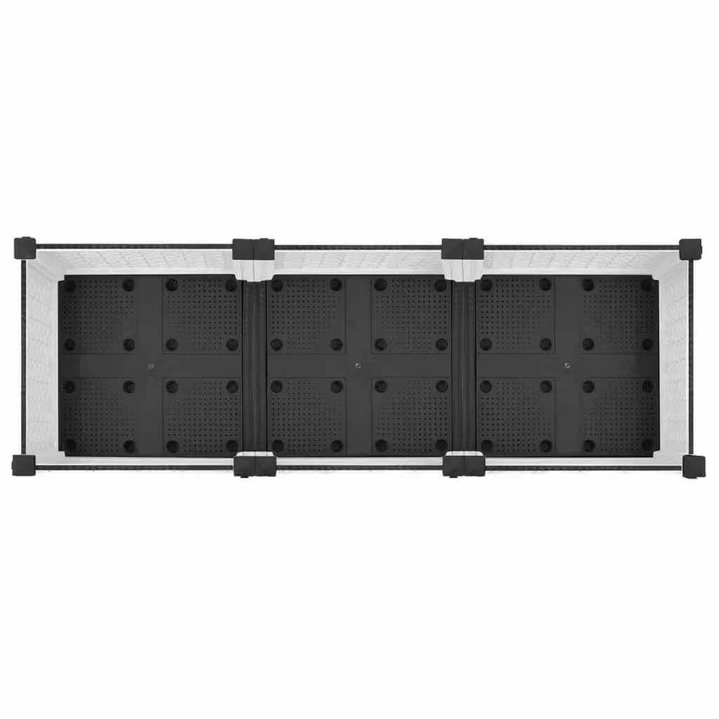 Berkfield Home White Polypropylene Raised Bed W/D/H: 120 x 40 x 23 cm – 2