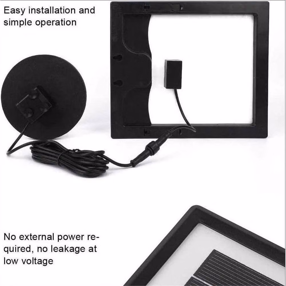 SPETLEK 5.0W Solar Fountain Pump for Garden Ponds, Pools and Aquariums in Black – 4