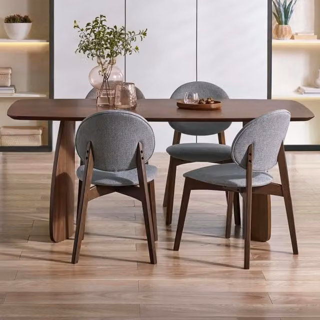 Julian Bowen Artemis Rectangular Walnut Dining Table in Brown