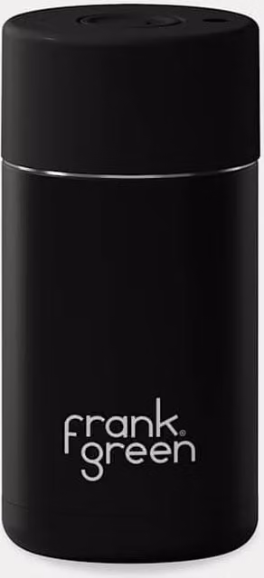 Frank Green Stainless Steel and Ceramic Travel Mug, 355ml, Black
