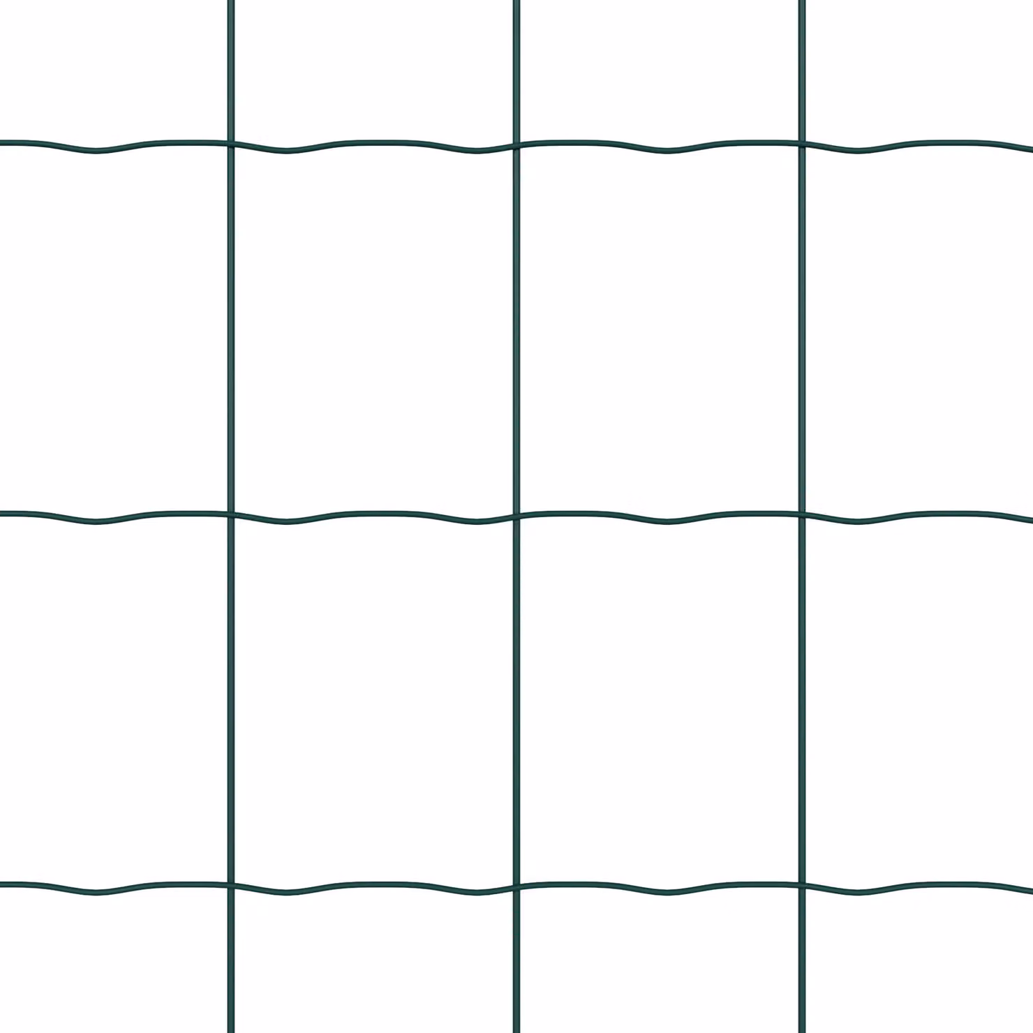 Berkfield Home Euro Fence Green PVC-Coated Steel Rectangular Fencing, W/H: 25 x 0.8 m – 4