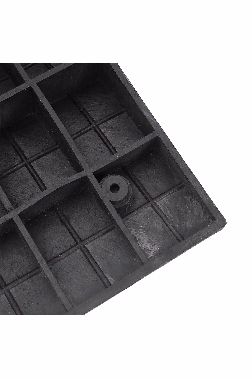 Living and Home Black Rubber Kerb Ramp, W/D/H: 50 x 50 x 12 cm – 5