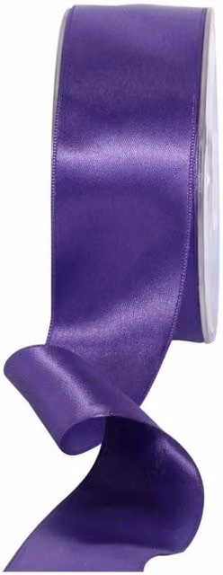 KDMD Dark Purple Satin Ribbon, Width: 3.8 cm