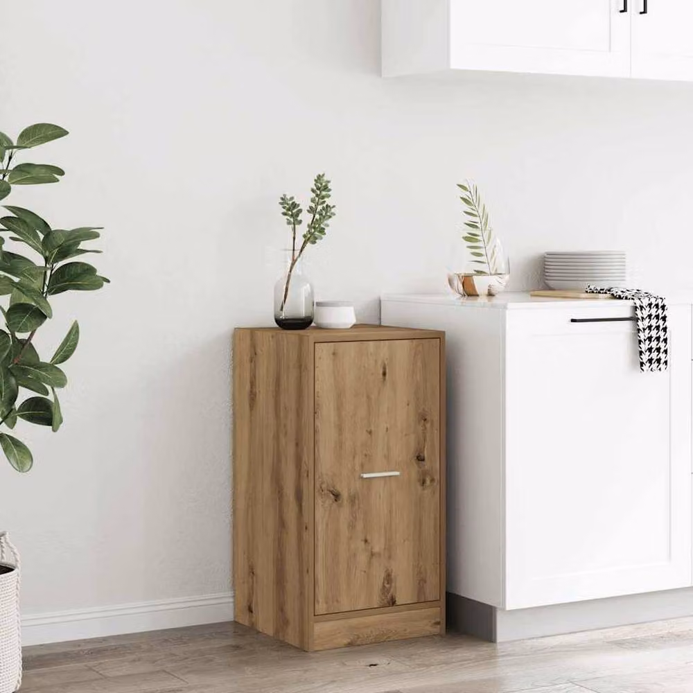 Berkfield Home Apothecary Cabinet in Artisan Oak, Brown, W/D/H: 40 x 41 x 77.5 cm – 2