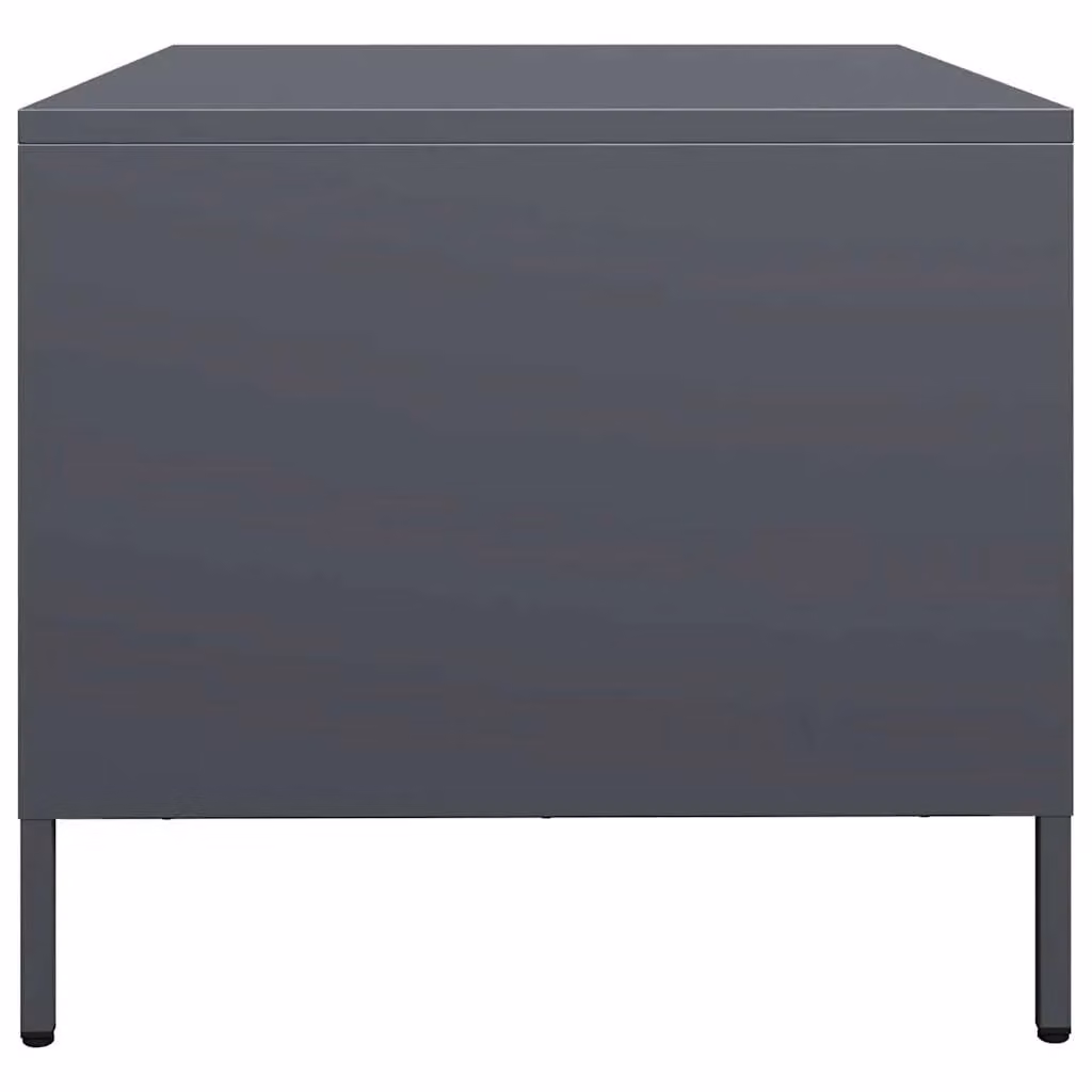 Berkfield Home Industrial Coffee Table in Anthracite and Brown, W/D/H: 101.5 x 50 x 43.5 cm – 2