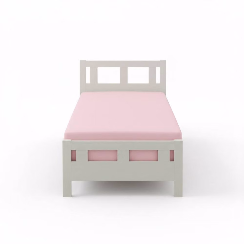 Snug City Pink Flannelette Cot Bed Fitted Sheet, Soft Brushed Cotton, W/D/H: 70 x 140 cm – 2