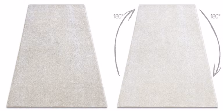 RugsX San Wall-To-Wall Rug in Yellow, W: 200 cm, L: 450 cm