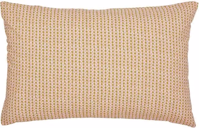 LAND & SHORE Pink Mix Geometric Pattern Cotton Standard Pillowcase Pair