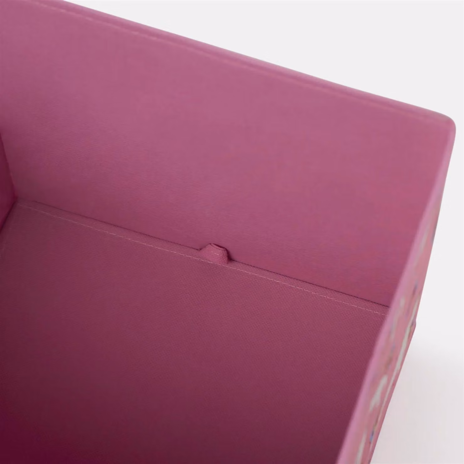 OHS Set of 2 Unicorn Storage Cube Boxes for Children, Pink, Foldable Fabric Organisers with Handles – 2