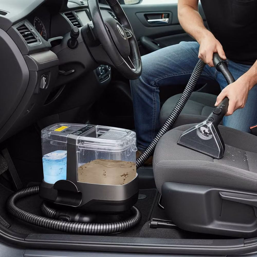 Costway 1800W Portable Carpet Cleaner and Spot Cleaner Machine with 1.1L Tank in Black – 3