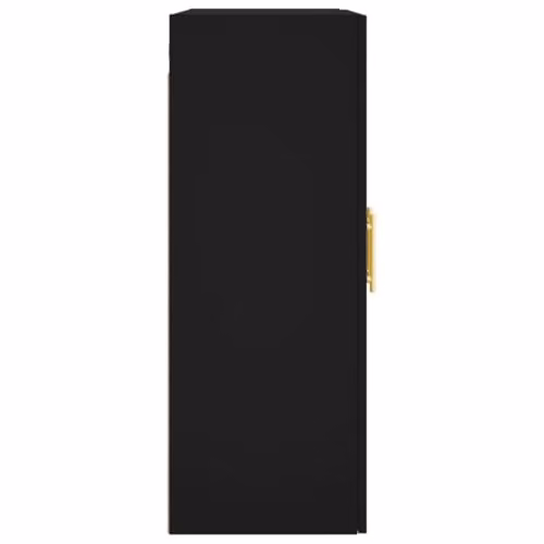 vidaXL Wall Mounted Cabinet with Glass Doors, Black, W/D/H: 69.5 x 34.0 x 90.0 cm – 6