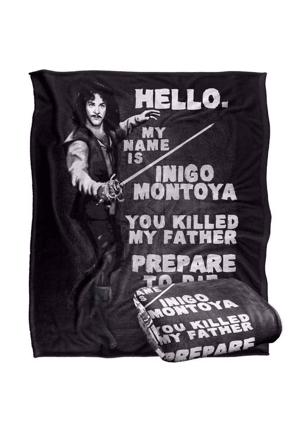 Princess Bride Hello Again Silky Touch Super Soft Fleece Throw Blanket in White, W/D/H: 152 x 127 cm – 7