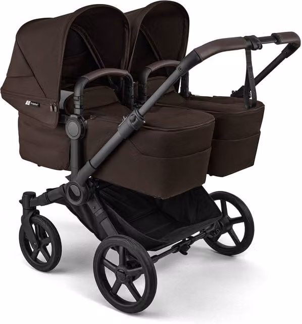 Bugaboo Donkey 6 Twin Convertible Kombi Stroller in Cocoa Brown