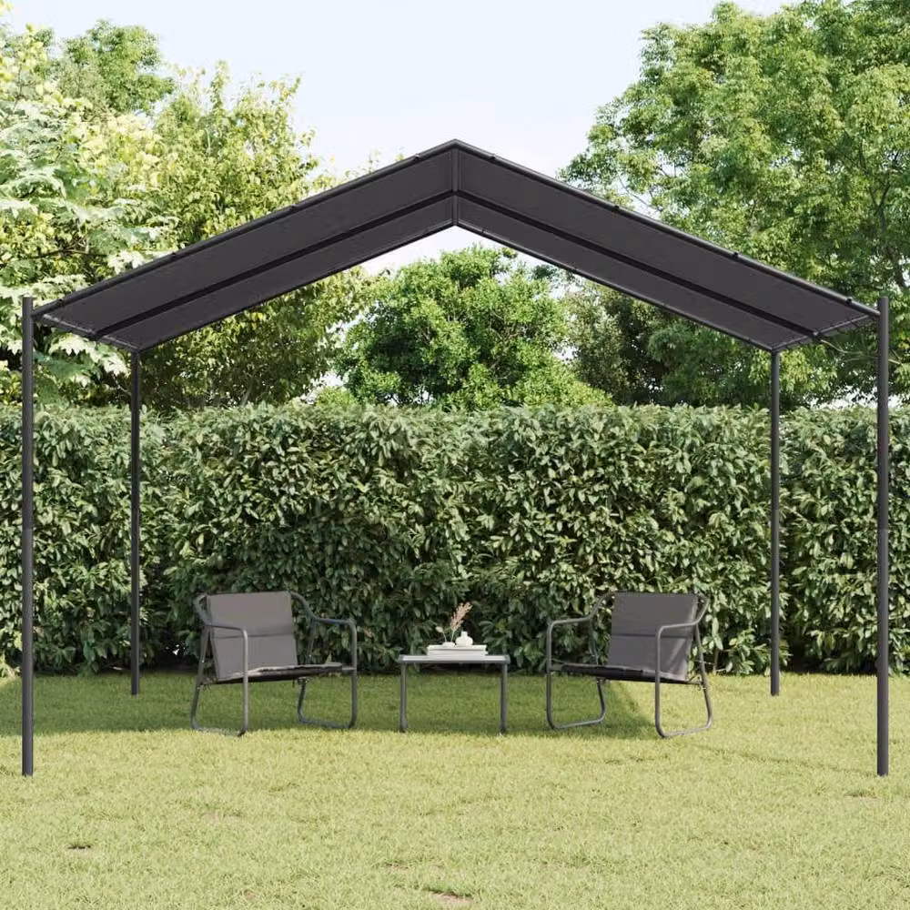 Berkfield Home Canopy Tent in Anthracite Grey, W/D/H: 400 x 300 x 260 cm – 2