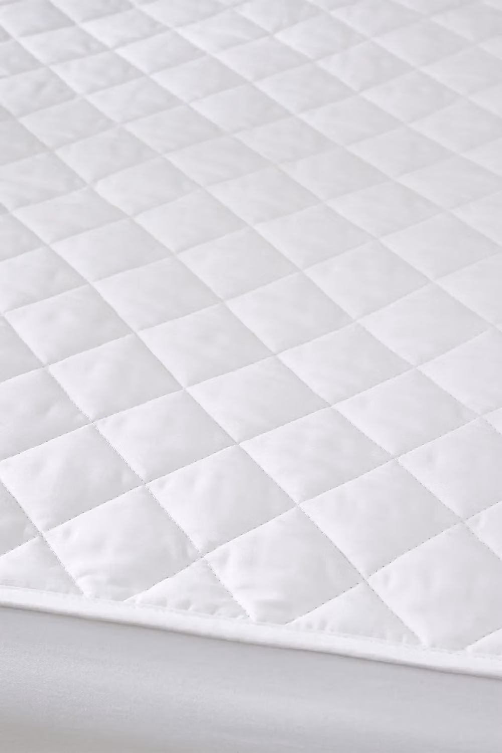 Martex White Cotton Quilted Mattress and Pillow Protector Set, W/D/H: 90 x 190 cm – 2
