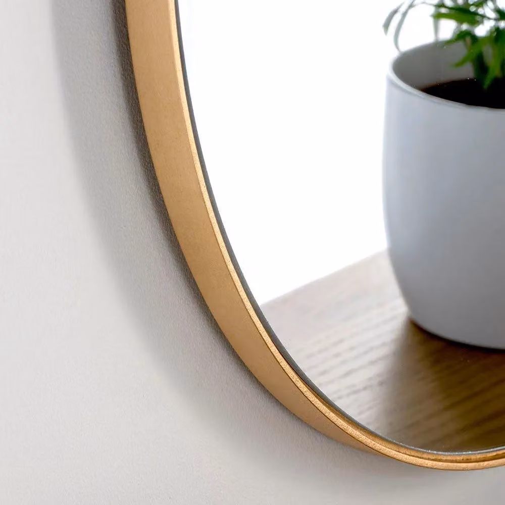 Yearn Mirrors Large Full Length Gold Curved Mirror H 150 cm x W 60 cm – 2