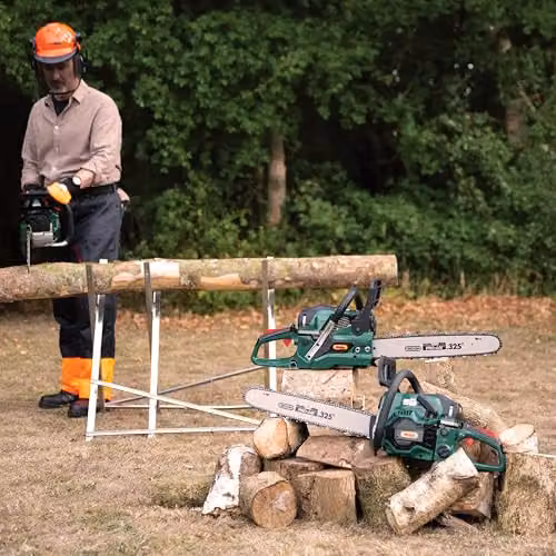 Webb WEPCS16 Petrol Chainsaw with 40cm Oregon Bar and Chain, 45cc 2-Stroke Easy Start Engine, Green – 6
