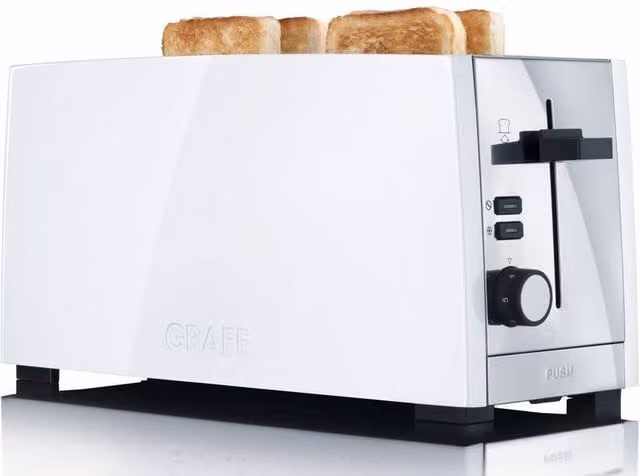 Graef 4 Slice Toaster in White