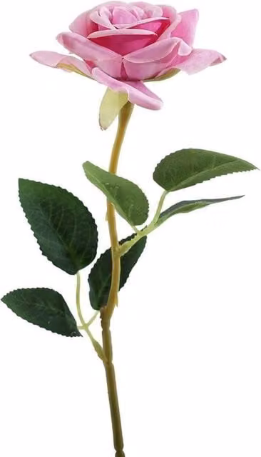 Kingsbury Gifts Artificial Rose Stem in Purple and Pink, Height: 37 cm