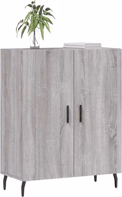 Berkfield Home Grey Sonoma Sideboard in Engineered Wood W/D/H: 69.5 x 34 x 90 cm – 1