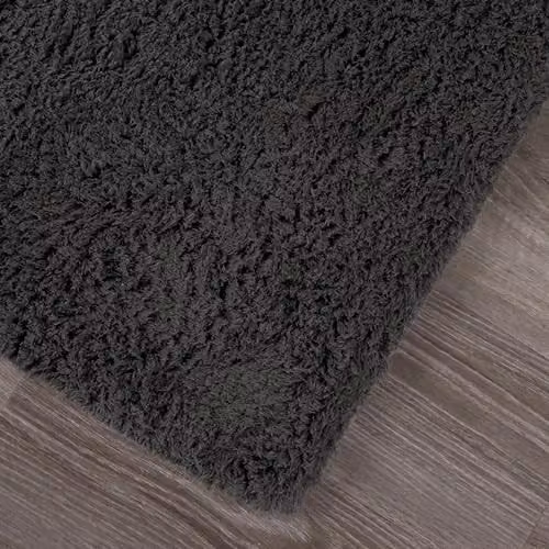 OHS Grey Shaggy Bedroom and Living Room Rug, W/D: 120 x 170 cm – 3