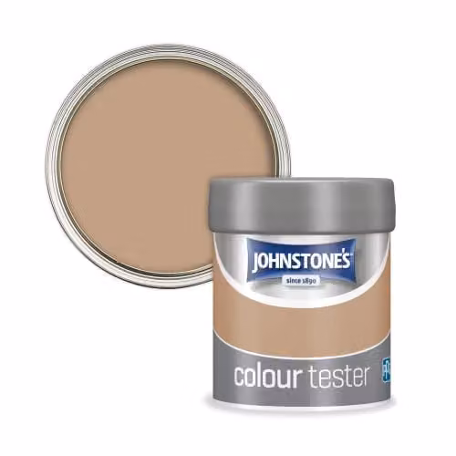 Johnstone's Colour Sample Tester Pot in Burnt Sugar, 75ml