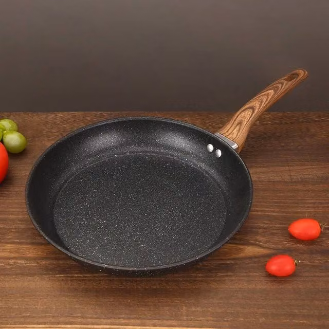Kelvenix Non Stick Black Ceramic Granite Marble Coated Frying Pan – 1