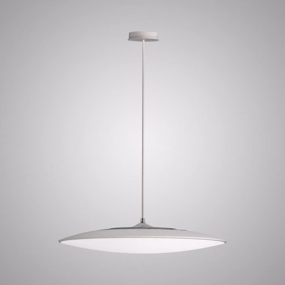 Netlighting Slim Round LED Pendant Light, White, 46 cm, 50W, 4000K, 4300lm – 2